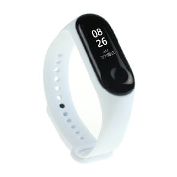 BStrap Silicone remen za Xiaomi Mi Band 3/4, white
