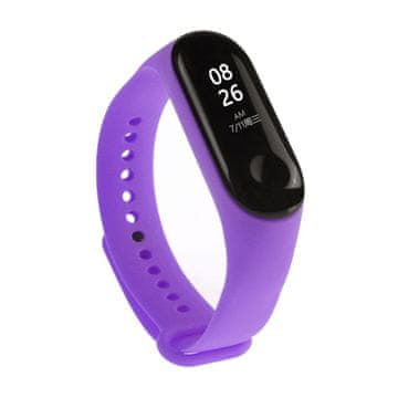 BStrap Silicone remen za Xiaomi Mi Band 3/4, purple