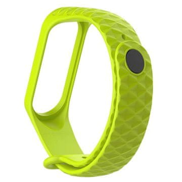 BStrap Silicone Diamond remen za Xiaomi Mi Band 3/4, fruit green