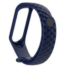 BStrap Silicone Diamond remen za Xiaomi Mi Band 3/4, dark blue