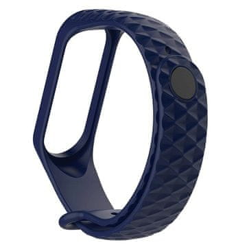 BStrap Silicone Diamond remen za Xiaomi Mi Band 3/4, dark blue