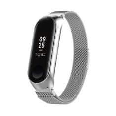 BStrap Milanese (Large) remen za Xiaomi Mi Band 3/4, silver