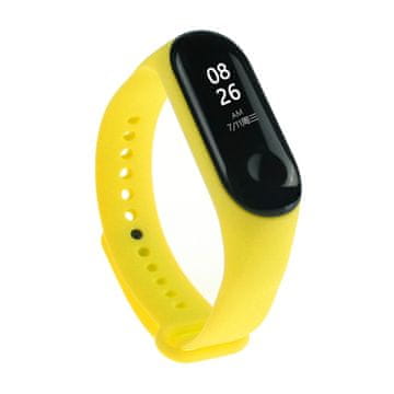 BStrap Silicone remen za Xiaomi Mi Band 3/4, yellow
