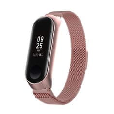 BStrap Milanese (Large) remen za Xiaomi Mi Band 3/4, rose pink