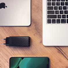 MG Fast GaN punjač USB / USB-C 65W QC PD, crno
