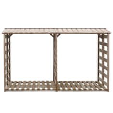 Vidaxl Spremište za drva 300 x 90 x 176 cm od impregnirane borovine