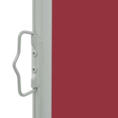 Vidaxl Uvlačiva bočna tenda za terasu 160 x 300 cm crvena