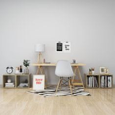 Vidaxl TV ormarići 4 kom bijeli i boja hrasta 37 x 35 x 37 cm drveni