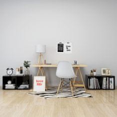 Vidaxl TV ormarići 4 kom crni 37 x 35 x 37 cm konstruirano drvo