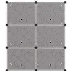 Vidaxl Stalak za cipele crni 84,5 x 31 x 93,5 cm PP