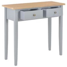 Vidaxl 280054 Dressing Console Table Grey 79x30x74 cm Wood