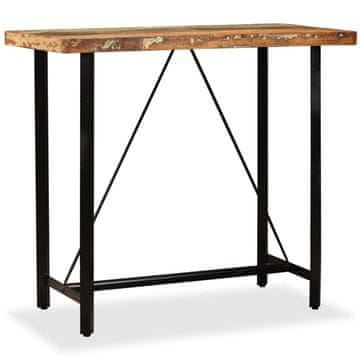 Vidaxl Barski stol od punog recikliranog drva 120 x 60 x 107 cm