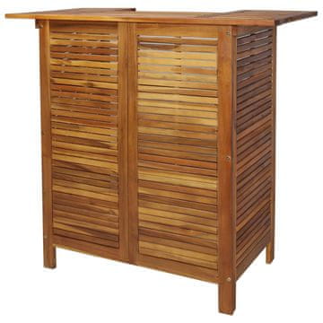 Vidaxl Barski stol 110 x 50 x 105 cm Masivno drvo akacije