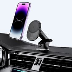 Tech-protect V1 MagSafe držač mobitela za auto 15W, crno