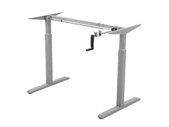 Maclean Radni stol MACLEAN, ručno podešavanje visine, bez ploče stola, za stajanje i sjedenje