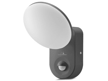 Maclean LED svjetiljka s Maclean PIR senzorom, zid, PC + ALU, 15W, 1100LM, IP65, Neutral White 4000k,
