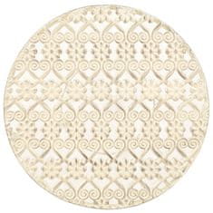 Vidaxl 3-dijelni set stalaka za biljke od metala antikni bijeli