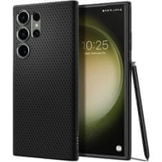 Spigen Liquid Air maska za Samsung Galaxy S23 Ultra, crno