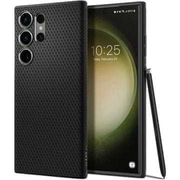 Spigen Liquid Air maska za Samsung Galaxy S23 Ultra, crno