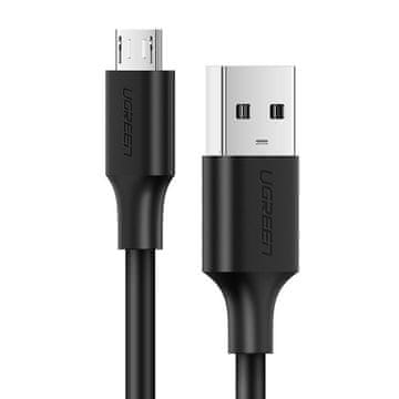 Ugreen Kabel USB - micro USB 2.4A 480Mbps 1.5m crni