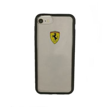 Ferrari tvrda futrola FEHCRFP7BK za iPhone 7/8/SE 2020 / SE 2022 prozirna/crna