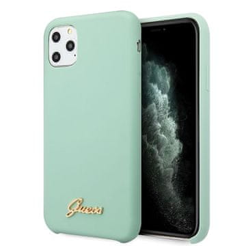 Guess Guess Silicone Vintage Gold Logo futrola za iPhone 11 Pro Max - zelena