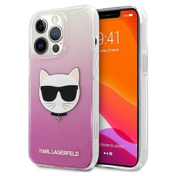 Karl Lagerfeld Futrola Karl Lagerfeld Choupette Head za iPhone 13 Pro Max, roza