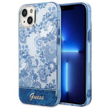 Guess Guess Porcelain Collection navlaka za iPhone 14 Plus 6.7", plava