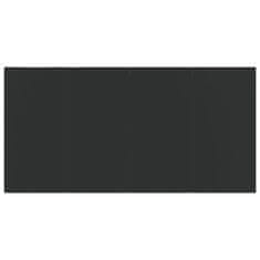 Vidaxl 7-dijelni vrtni blagovaonski set crni