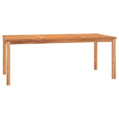 Vidaxl 7-dijelni vrtni blagovaonski set od masivne tikovine