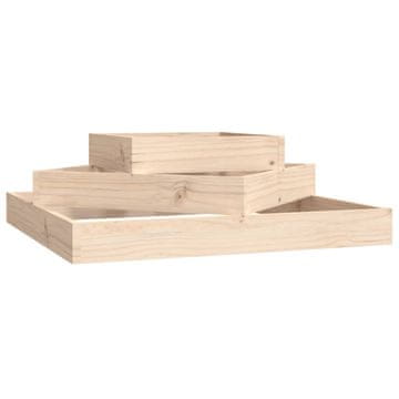Vidaxl Sadilica 83 x 83 x 27 cm od masivne borovine