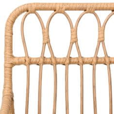 Vidaxl 7-dijelni vrtni blagovaonski set od poliratana