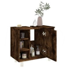 Vidaxl Kupaonski ormarić boja dimljenog hrasta 60x32x53,5 cm drveni
