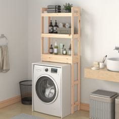 Vidaxl Stalak za kupaonicu 63 x 26 x 171 cm od masivne borovine