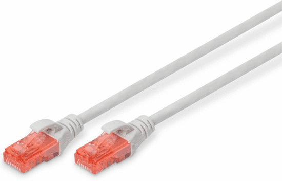 Digitus UTP kabel, CAT.6, 0,25m, siva (DK-1617-0025)