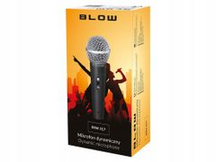Blow PRM317 žičani mikrofon, XLR, JACK 6.3 mono, 5 m kabel, metal