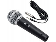 Blow PRM317 žičani mikrofon, XLR, JACK 6.3 mono, 5 m kabel, metal