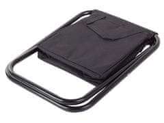 Verkgroup Turistička sklopiva ribička stolica s termo rashladnom torbom crna