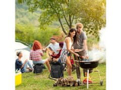 Verkgroup 3V1 turistička sklopiva ribička stolica s termo-hlađenim ruksakom crna