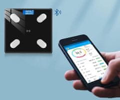 Verkgroup Smart LCD kupaonica Vaga Bluetooth s aplikacijom do 180kg