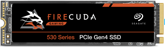 Seagate FireCuda 530 SSD disk, 4TB, m.2 NVMe x4 Gen4 (ZP4000GM3A013)