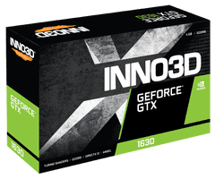 inno3D GeForce GTX 1630 Compact grafička kartica, 4 GB GDDR6 (N16301-04D6-1177VA19)