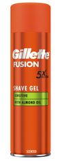 Gillette Fusion Sensitive gel za brijanje, 200ml