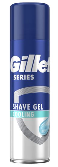 Gillette Series Sensitive Cool gel za brijanje, 200 ml