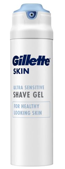 Gillette Skin Ultra Sensitive gel za brijanje, 200 ml