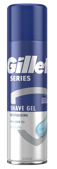 Gillette Gel za brijanje Series Revitalizing Green Tea, 200 ml 