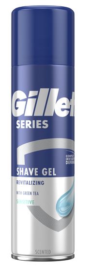 Gillette Gel za brijanje Series Revitalizing Green Tea, 200 ml 