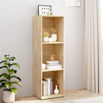 Vidaxl Polica za knjige/TV stalak, Sonoma hrast, 36x30x114 cm