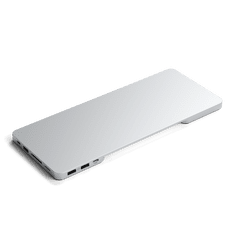 Satechi Slim priključna stanica, 2x USB 2.0, 1x MicroSD, 1x SD kartica, 1x USB-A, 1x M.2 SSD utor, 1x USB-C, srebrna