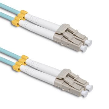 Qoltec optički patchcord LC/UPC - LC/UPC | Višemodni | 50/125 | OM3 | Duplex | 2 m